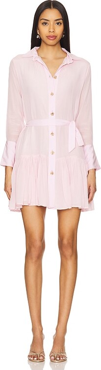 Karina Grimaldi Daphne Solid Mini Dress