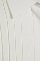 Thumbnail for your product : J.Crew Lillet pleated crepe shirt