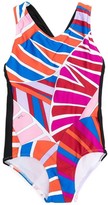 Thumbnail for your product : Emilio Pucci Kids Abstract-Print Swimsuit