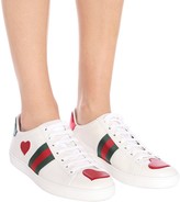 Thumbnail for your product : Gucci Ace leather sneakers
