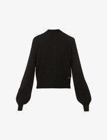 Thumbnail for your product : The Kooples Balloon-sleeve high neck merino wool jumper