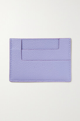 Tom Ford Textured-leather Cardholder - Purple - one size