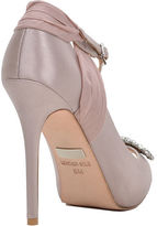 Thumbnail for your product : Badgley Mischka League Embellished Peep-toe Satin Pump