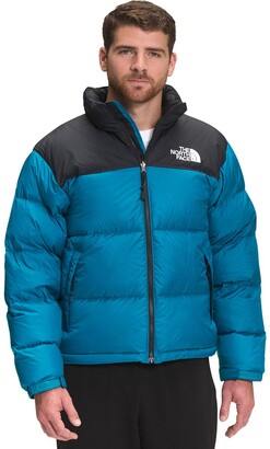mens blue north face coat
