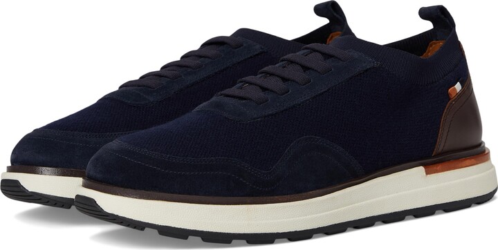 Allen Edmonds Mens Easton Slip-On Shoes Navy Knit Wool & Leather 9 Medium