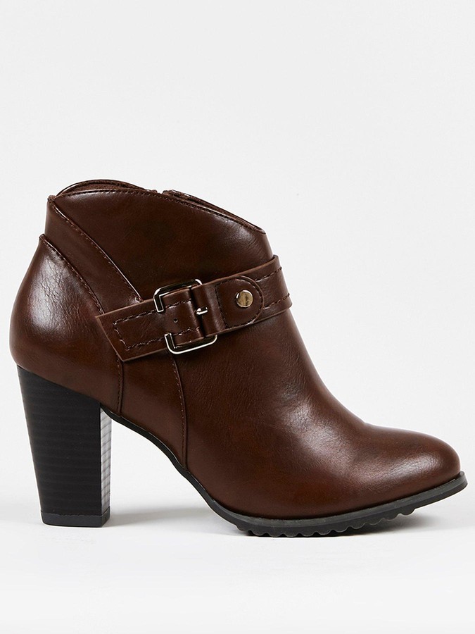 wallis brown ankle boots