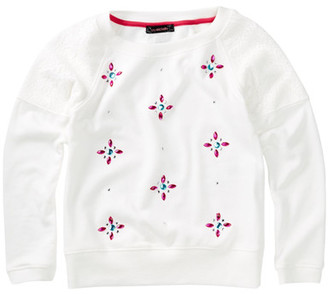 My Michelle mymichelle Embellished Sweater (Big Girls)