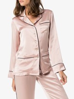 Thumbnail for your product : Olivia von Halle Coco two-piece pyjama set