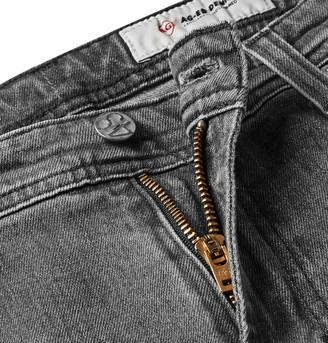 AG Jeans Tellis Slim-Fit Distressed Stretch-Denim Jeans
