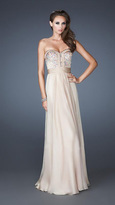 Thumbnail for your product : La Femme Dishy Strapless Long Formal Dress with Embellished Bodice 18588