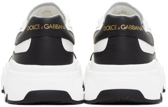 Dolce & Gabbana White and Black Daymaster Sneakers