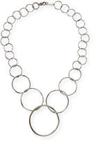 Thumbnail for your product : Ippolita Silver Glamazon Graduated Wavy Circle Necklace