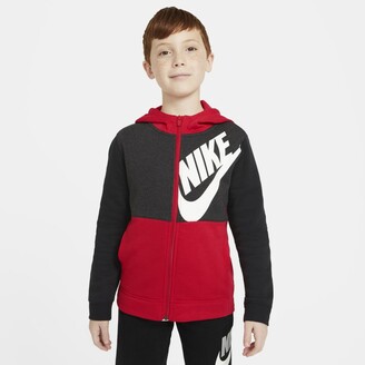 red nike jacket boys