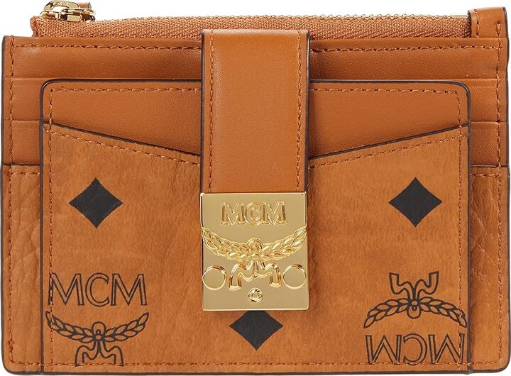 MCM Black Visetos Coated Canvas and Leather Patricia Top Handle