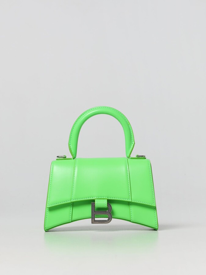 Balenciaga Hourglass Crystal-embellished Mini Bag