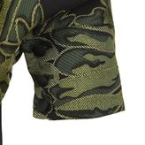 Thumbnail for your product : Gucci Silk Leaf Print Olive  And  Kimono Blouse