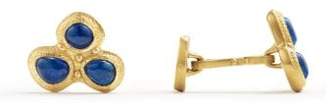 David Yurman Shipwreck Cufflinks With Sapphires In 22K Gold