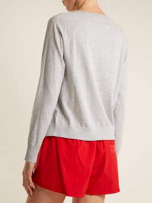 The Upside Wilder Cotton Jersey Sweatshirt - Womens - Grey