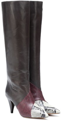 isabel marant patchwork boots