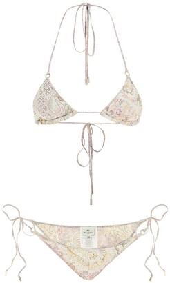 Etro Ischia Paisley Printed Two-Piece Bikini - ShopStyle Swimwear