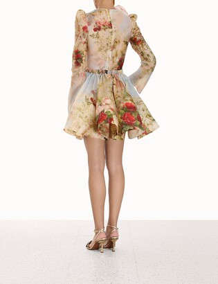 【Zimmermann】LUMINOSITY RUCHED MINI DRESS ミニドレス Zimmermann LUMINOSITY RUCHED MINI DRESS | REVERSIBLE