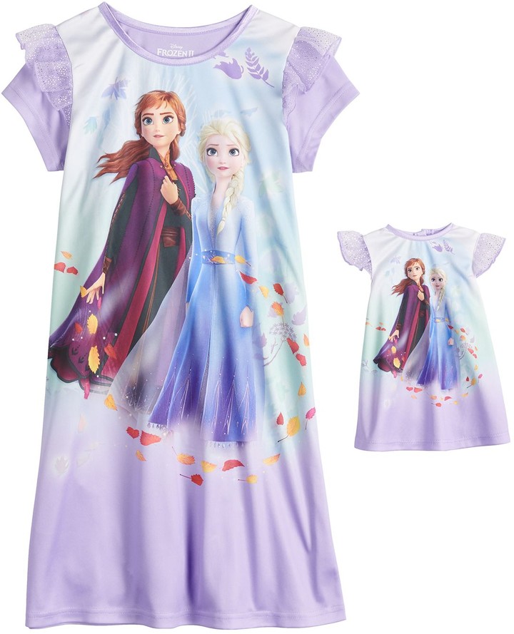 Licensed Character Girls 48 Disney's Frozen 2 Nightgown & Doll