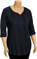 Thumbnail for your product : Old Navy Women's Plus Jersey Keyhole Tops