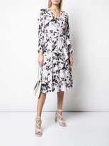 Thumbnail for your product : Diane von Furstenberg Floral Print Wrap Dress