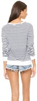 Thumbnail for your product : Wildfox Couture Stripe Baggy Beach Sweatshirt