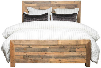 Kosas Home Norman Reclaimed Pine Queen Bed, Natural by Kosas Home, Eastern King