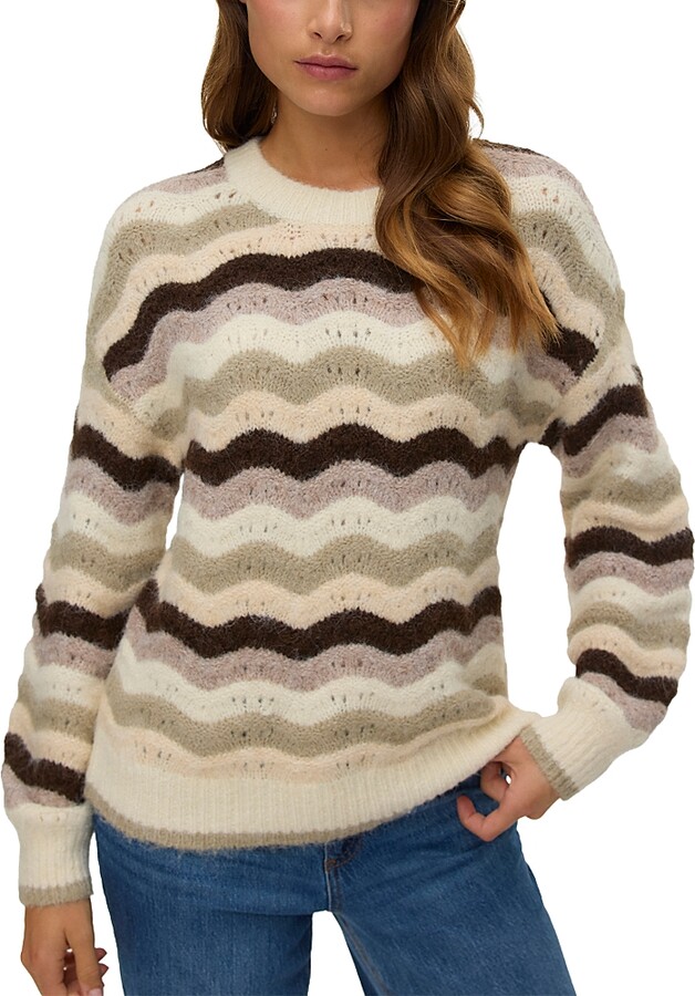 Vero Moda Vmdoja Long Sleeve O Neck Pullover Sweater