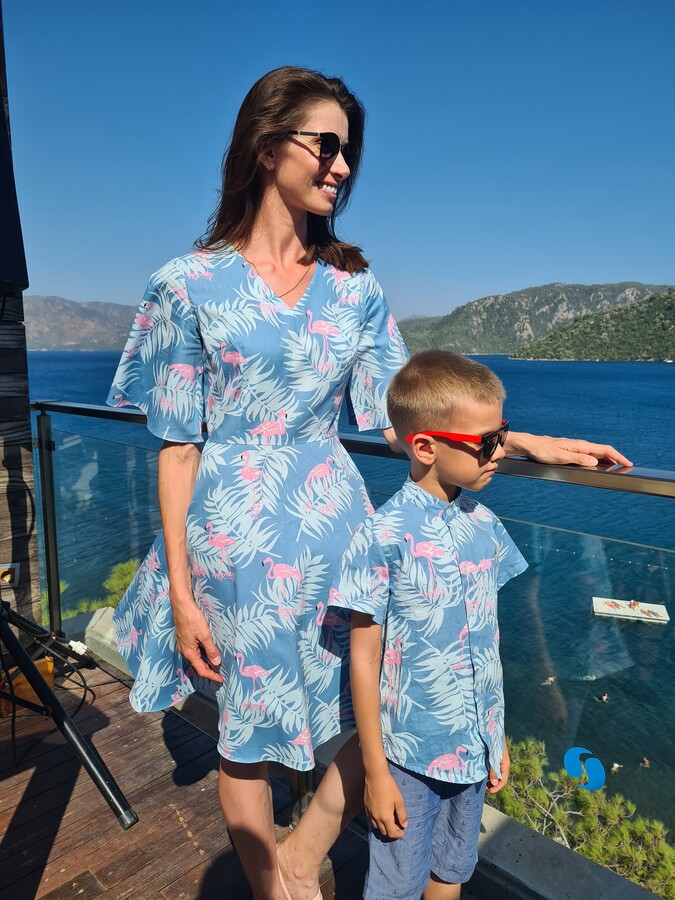 Mom & Son Matching Outfits Mommy Me Matching Mother Birthday Gift Clothes Family Look Outfit