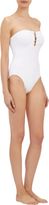 Thumbnail for your product : Proenza Schouler Barbell One-Piece Swim Suit-White