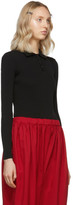 Thumbnail for your product : SHUSHU/TONG Black Knit Polo Bodysuit
