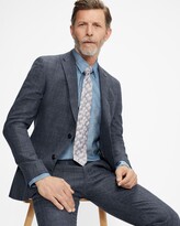 Thumbnail for your product : Ted Baker Slim Linen Check Suit Jacket