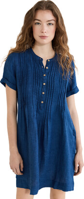 Faherty Gemina Basketweave Dress