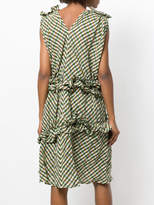 Thumbnail for your product : Stefano Mortari asymmetric checked dress