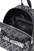 Thumbnail for your product : Love Moschino Jacquard-paneled Faux Leather Backpack