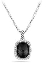 Thumbnail for your product : David Yurman Noblesse Pendant with Blue Topaz and Diamonds on Chain