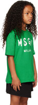 Thumbnail for your product : Msgm Kids Kids Green Logo T-Shirt