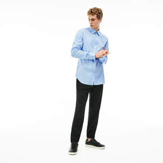 Lacoste Men's Slim Fit Stretch Cotton Poplin Shirt