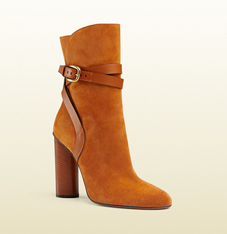 Gucci Suede Ankle Boot