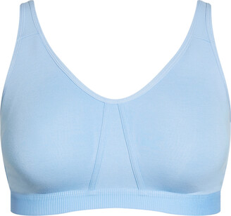 HIPS & CURVES Wire Free Soft Cup Bra - blue