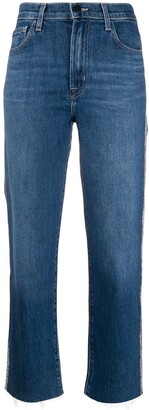 J Brand Mid Rise Stonewashed Jeans