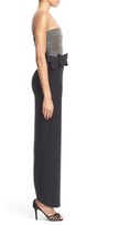 Thumbnail for your product : Armani Collezioni Women's Embroidered Techno Cady Strapless Gown