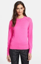 Thumbnail for your product : Ted Baker 'Faira' Embellished Shoulder Merino Wool, Silk & Cashmere Sweatshirt