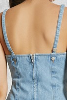 Thumbnail for your product : Forever 21 Fitted Denim Mini Dress