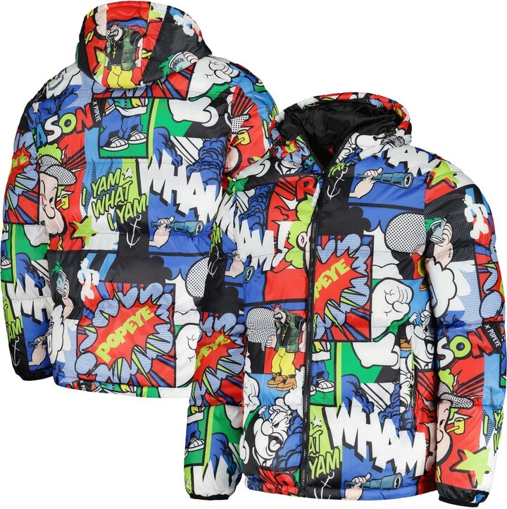 Men's and Women's Popeye Puffer Full-Zip Jacket