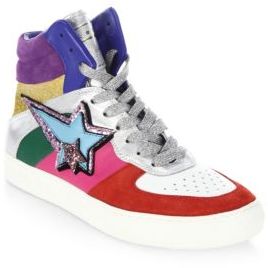 Marc Jacobs Eclipse Colorblock High-Top Sneakers