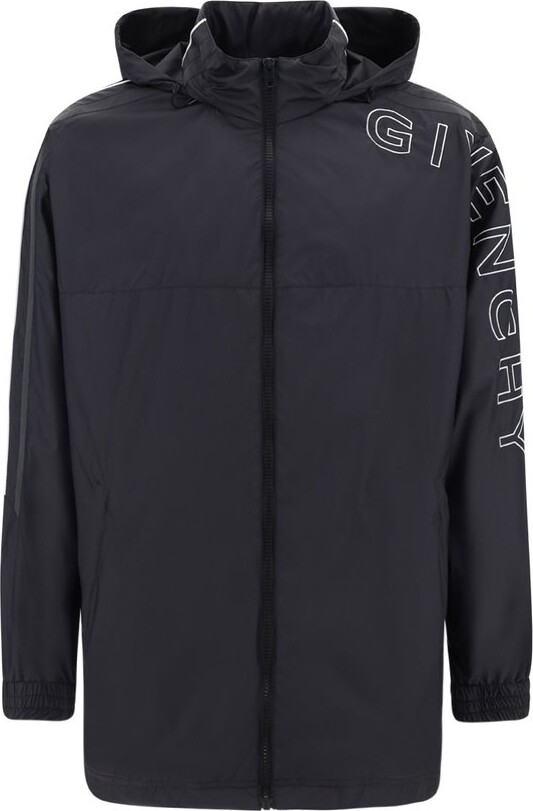 Givenchy Logo Embroidered Hooded Jacket